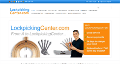 Desktop Screenshot of lockpickingcenter.com